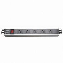 PDU USA Plug Socket 5-Way Size 1u 10A, 19-Inch